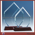 Clear Royal Diamond Rosewood Glass Award